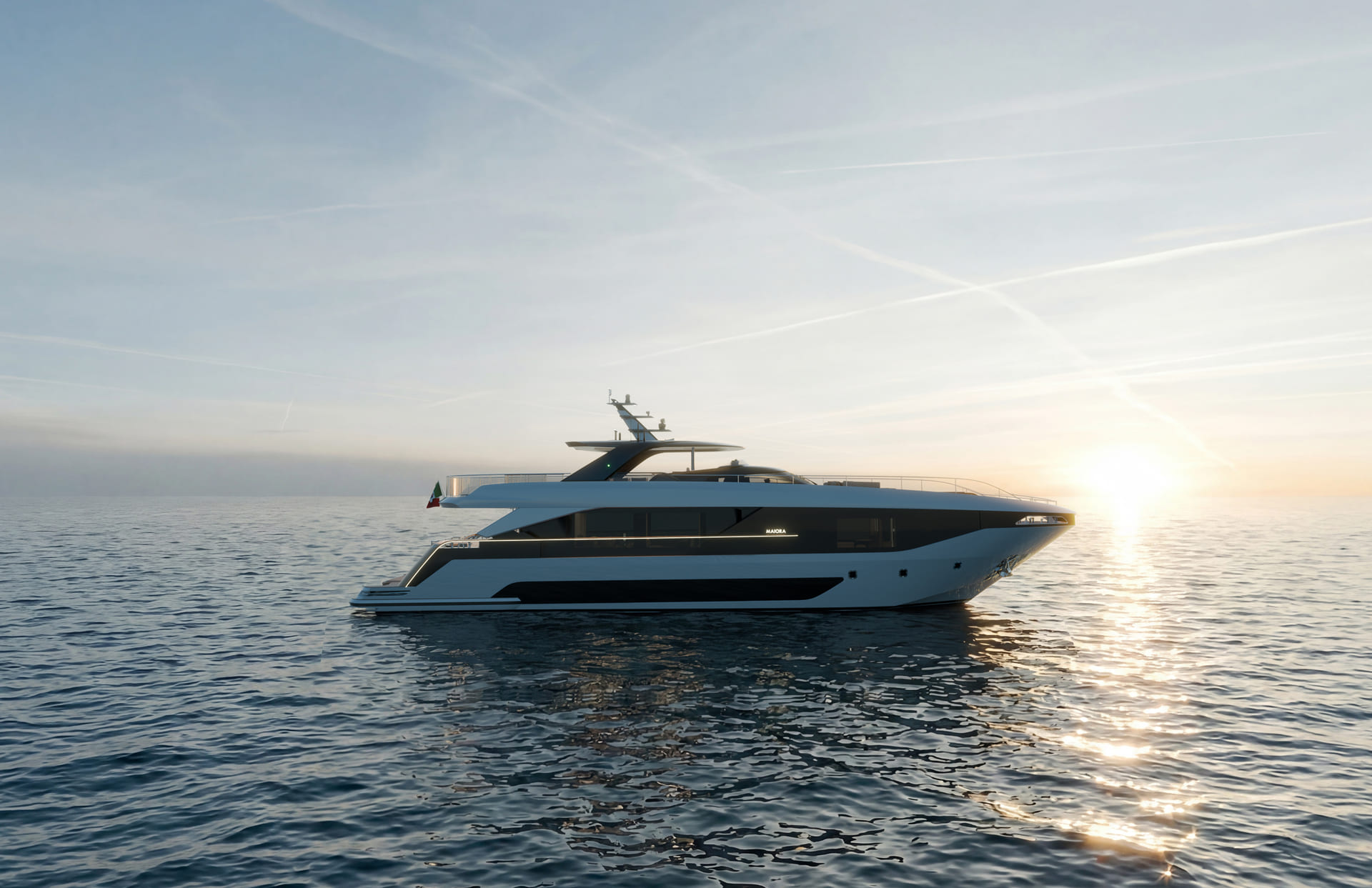 Maiora unveils the new M|30: an unprecedented onboard experience that removes boundaries between yacht and sea